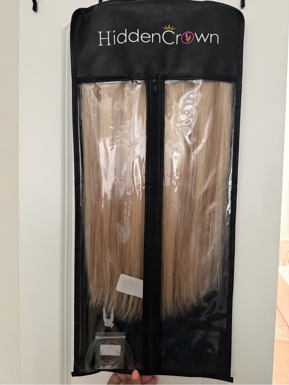 Hidden Crown Blonde Clip-In Hair Extensions - Natural Blonde
